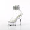 Pleaser - DELIGHT624RS02 Sandale à bride à la cheville - Transparent Product image